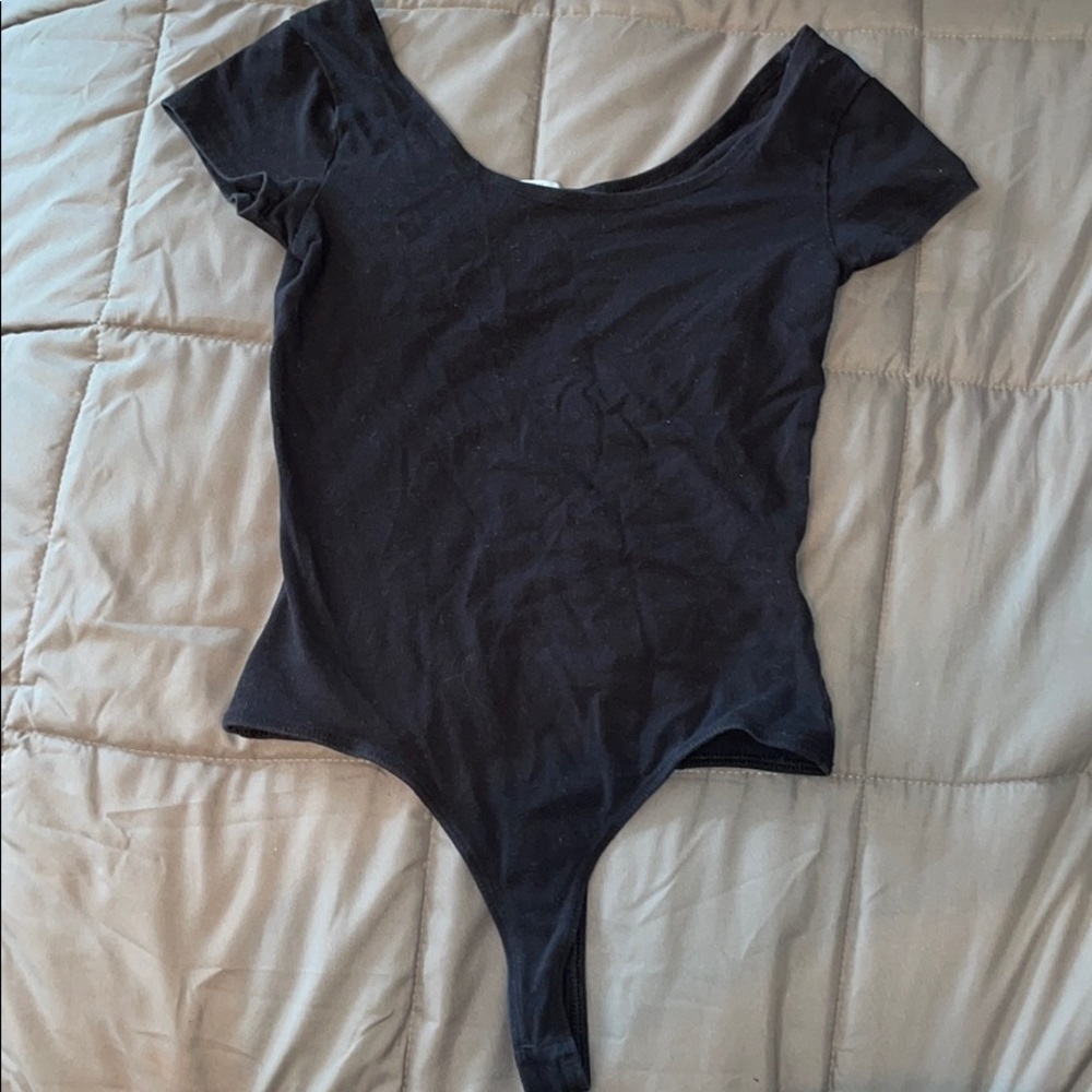 Off the shoulder body suit top